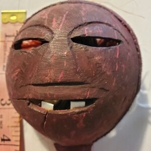 Vintage Shrunken Head style rattle